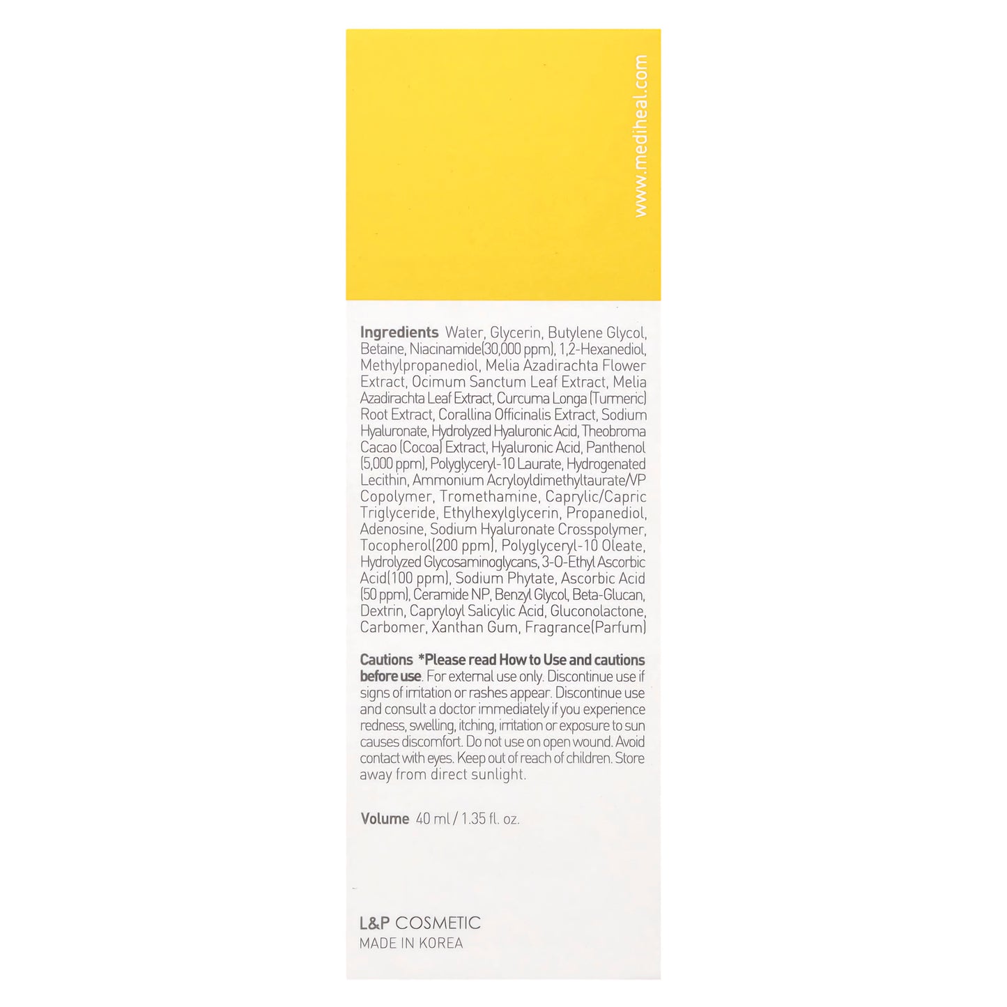 Mediheal Vitamina C + Niacinamide