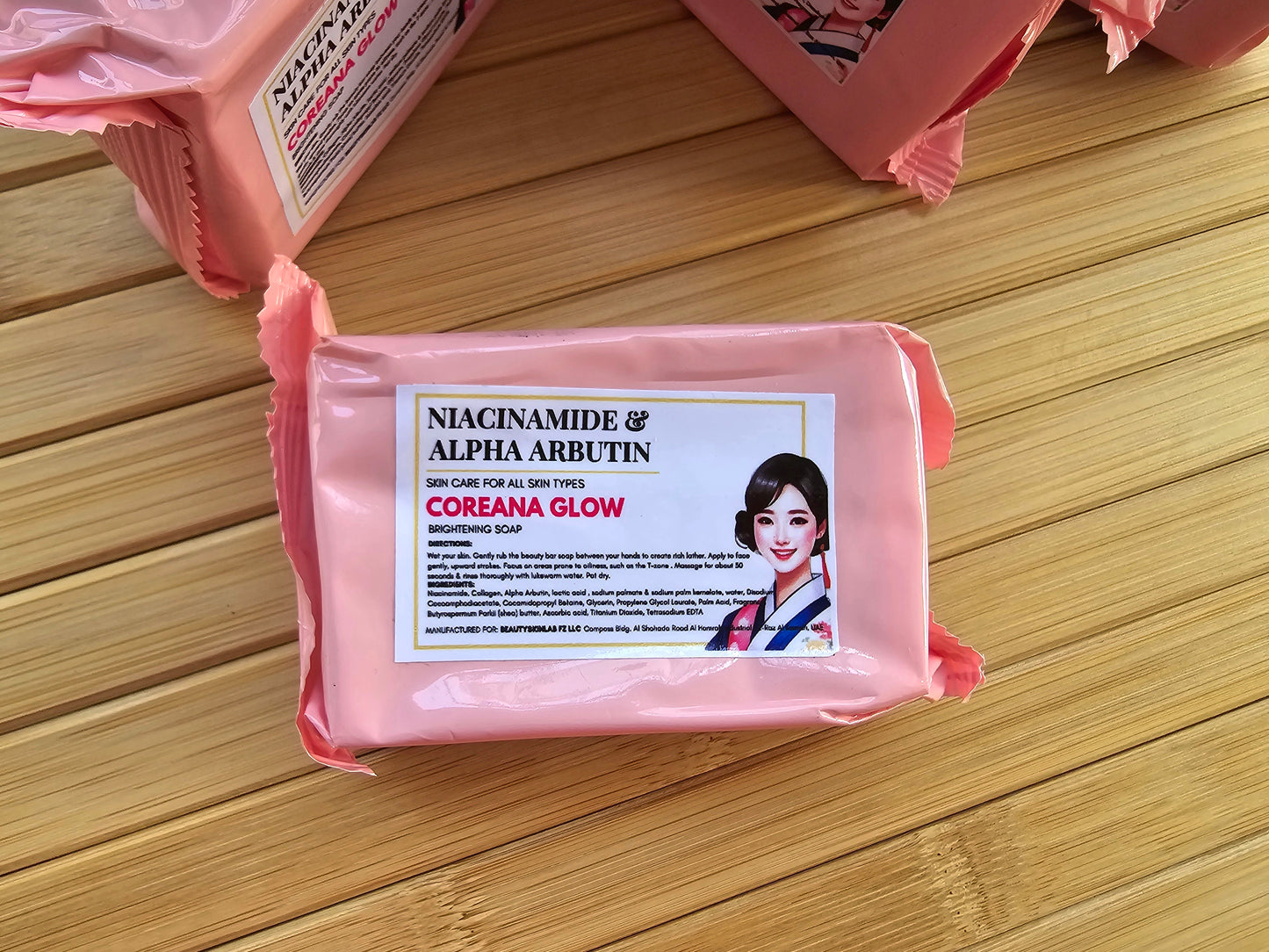 Coreana Glow Brightening Soap 3 x 135G