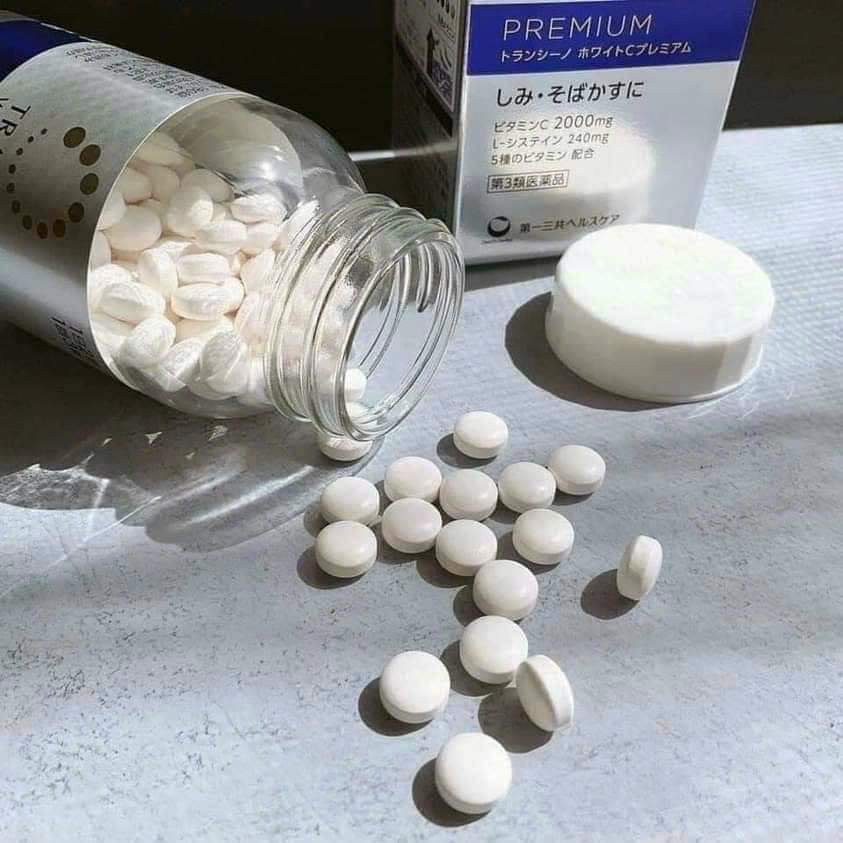Transino White C Premium Clear for Skin Whitening 240 Tabs