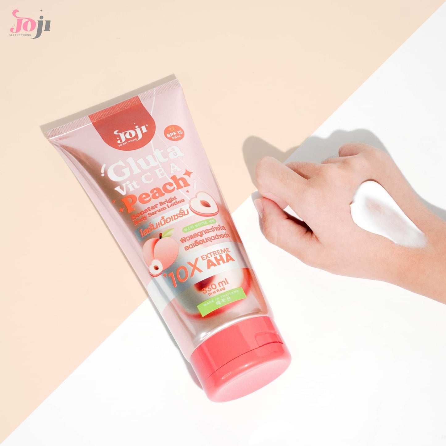 JOJI SECRET YOUNG โจจิความลับหนุ่ม Gluta Vit. C.E.A Peach Booster Body Serum