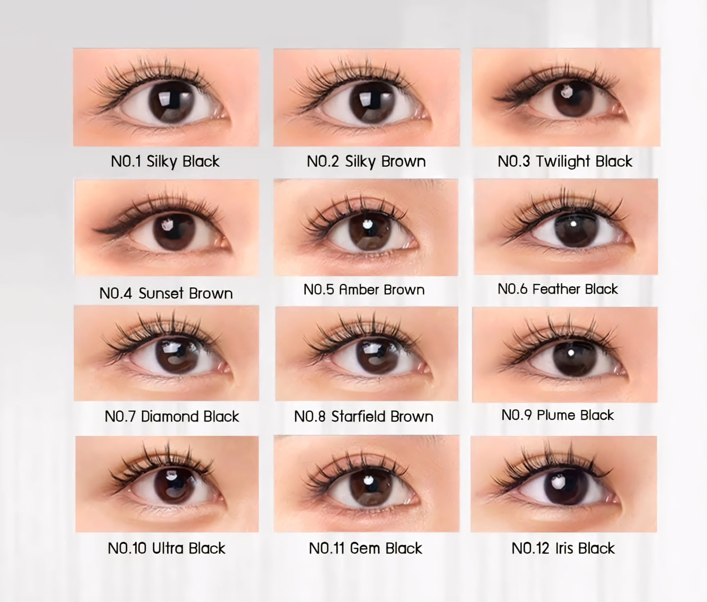 WOSADO® NO.12+ Irish Black Soft Magnetic Eyelashes – Upgraded All-in-One Box