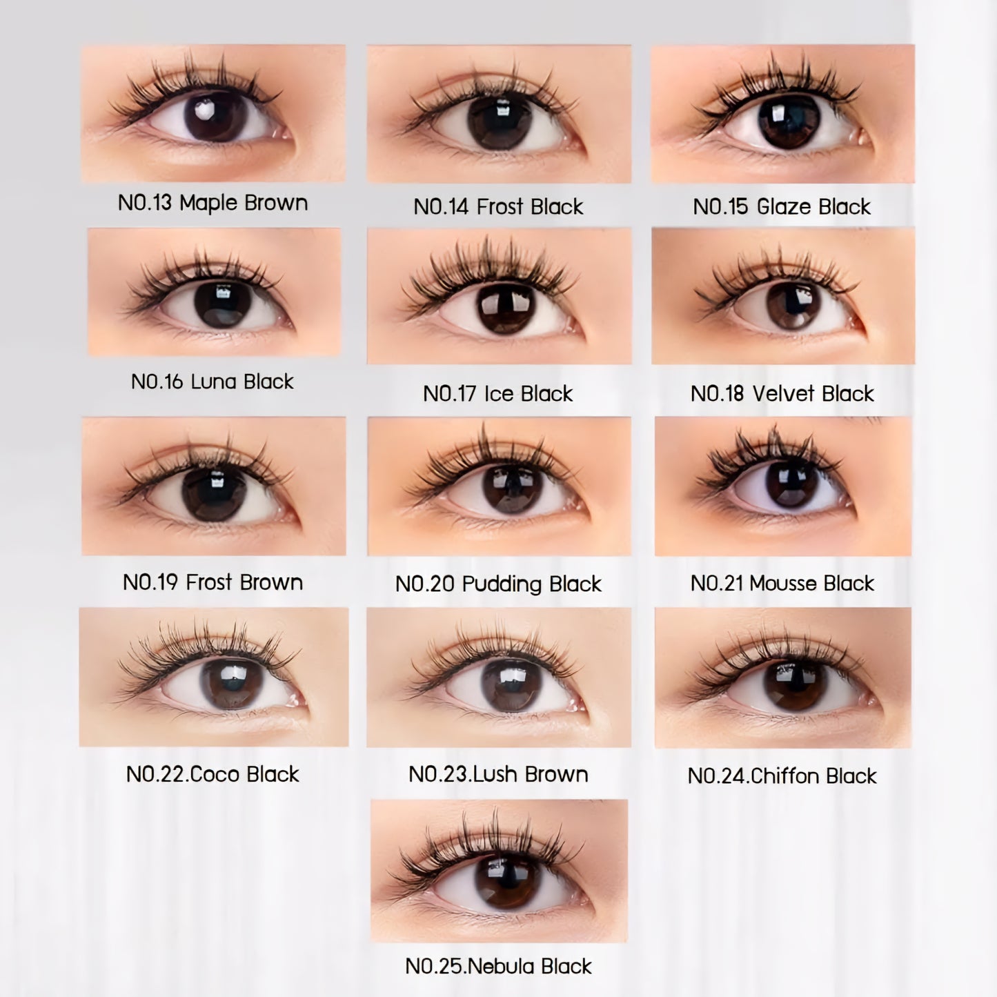 WOSADO® NO.12+ Irish Black Soft Magnetic Eyelashes – Upgraded All-in-One Box