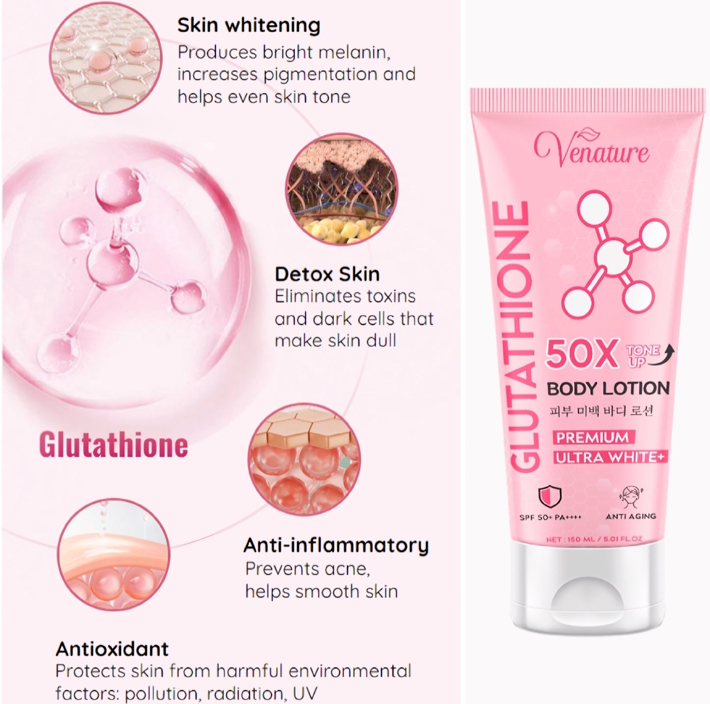 Venature Premium Ultra White Lotion