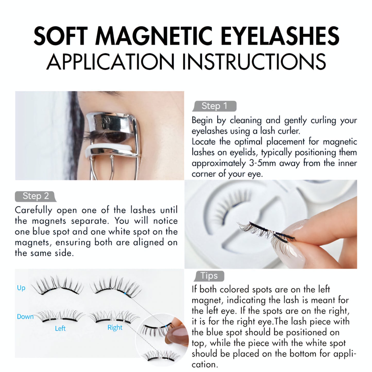 WOSADO® NO.12+ Irish Black Soft Magnetic Eyelashes – Upgraded All-in-One Box
