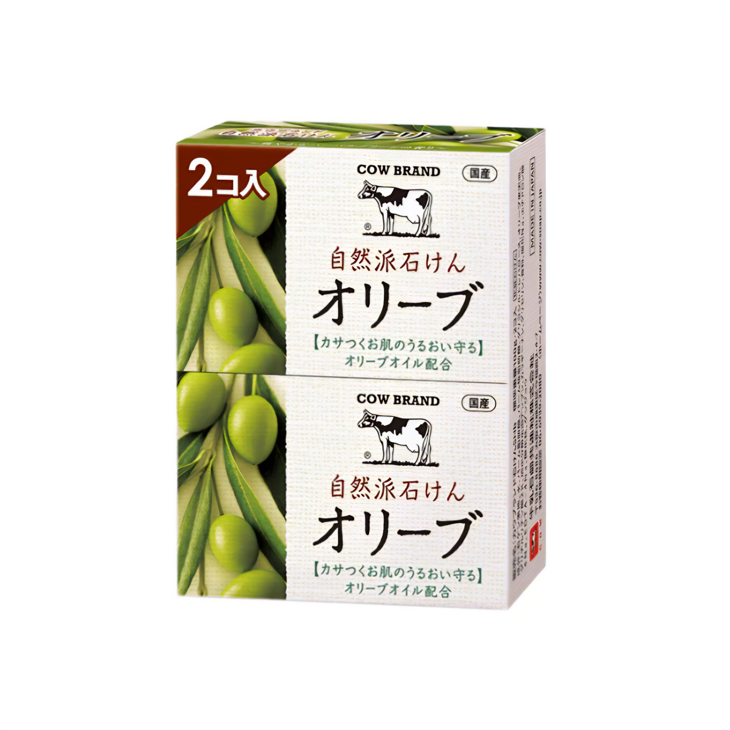 Natural Olive Cow Brand Soap 100G x 2 Bars