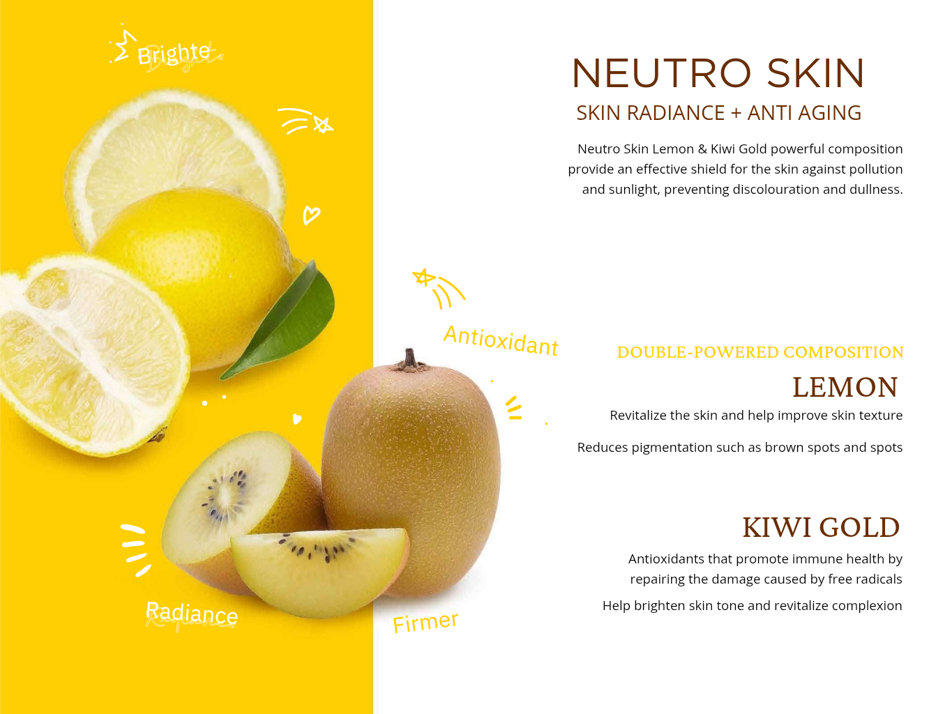 Neutro Skin Limone e Kiwi Oro