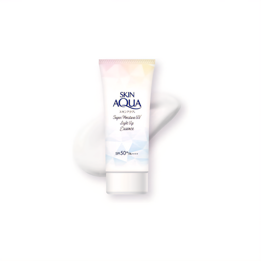 Skin Aqua Super Moisture UV Light Up Essence | Vitamin C Deviratives | Light Pearl Cosmetic Base Sunscreen | SPF50+ PA++++ | 70g