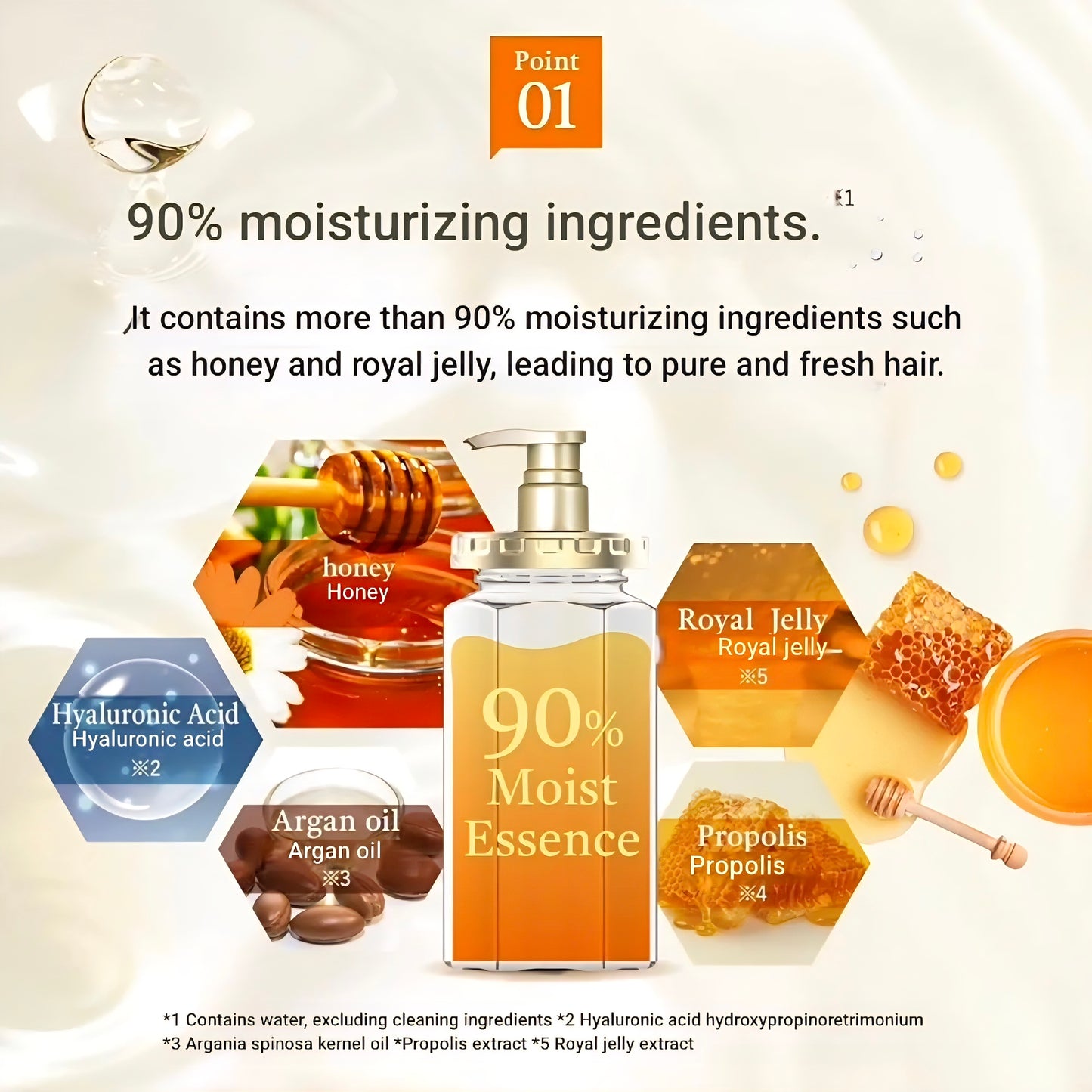 &Honey Deep Moist Shampoo | Refill 350ml