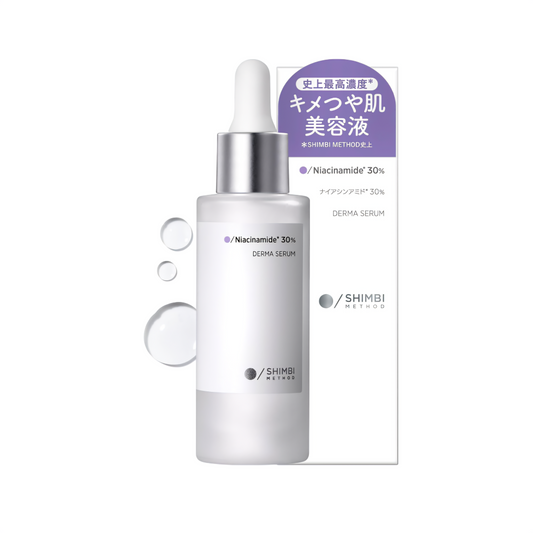 SHIMBI Method Derma Serum | Niacinamide 30% | 30ML |Texture Glossy Skin | Aging Care | Skin Hydration | Shrink Pores