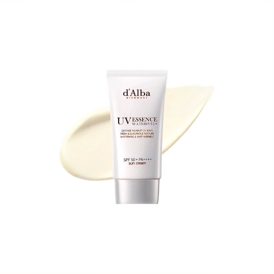 d'alba Water Full Essence Sun Cream | Sweat & Water Resistant | SPF50+ PA++++ | Vegan | 50ml