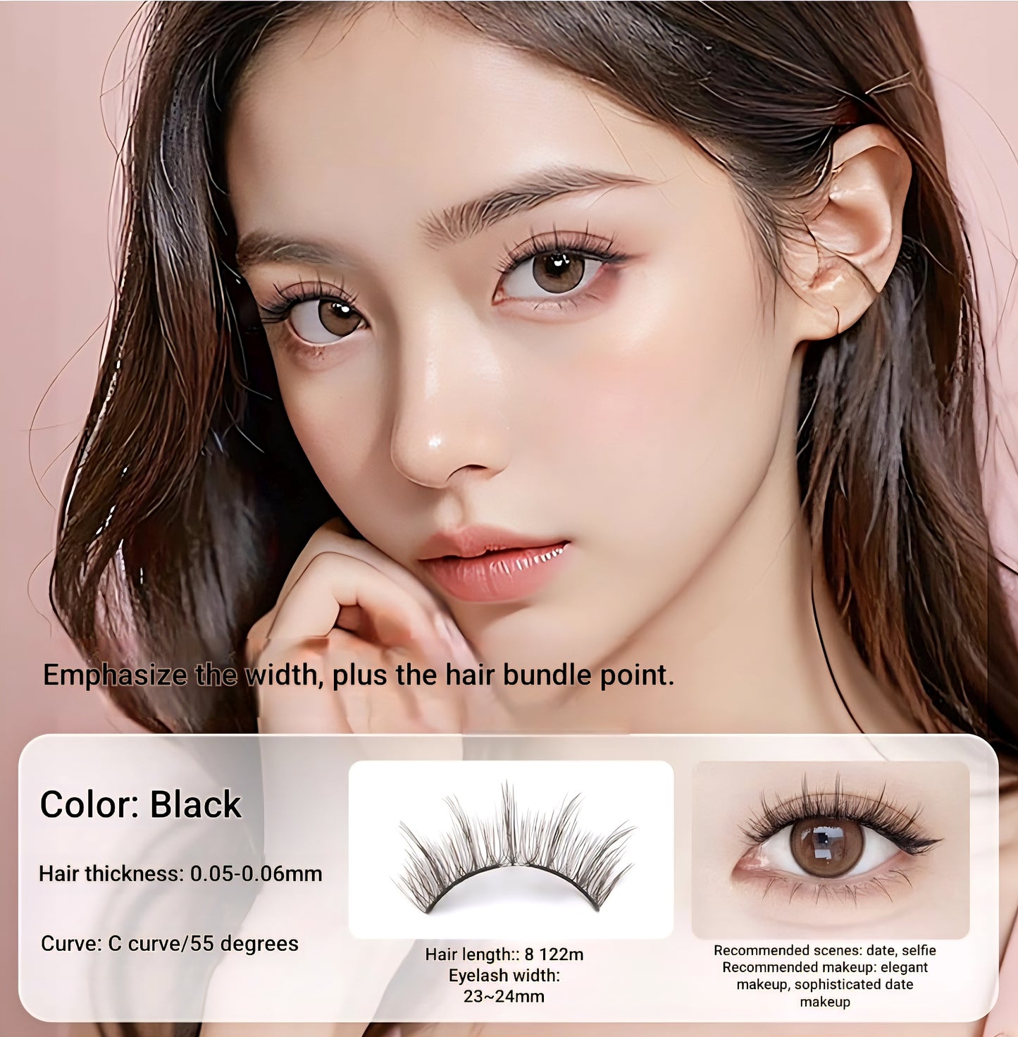 Dazzling Fairy | Misty Black Brown | Magnetic Eyelashes