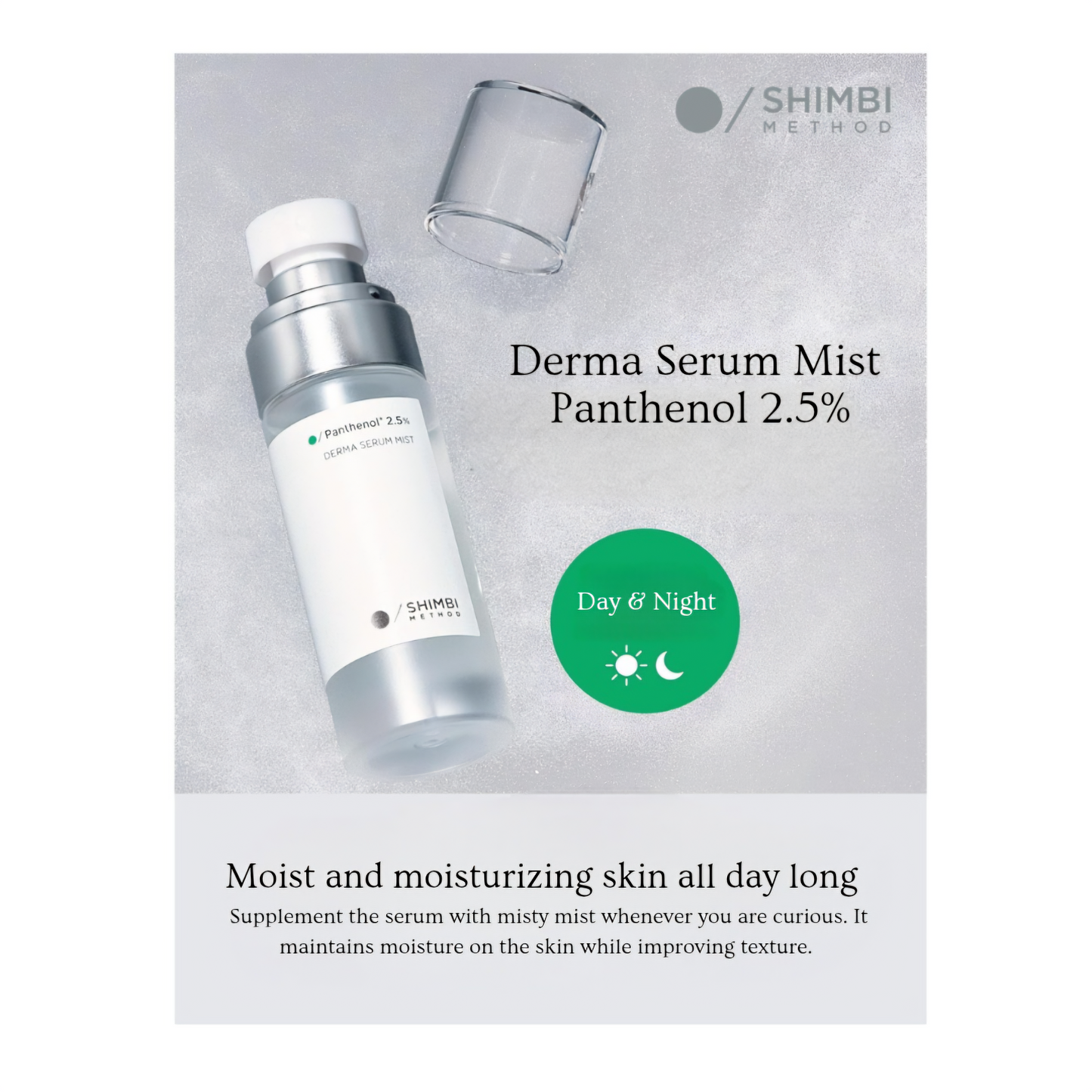 Shimbi Method Panthenol 2.5% | Niacinamide | Moisturizing Facial Mist | 50ml