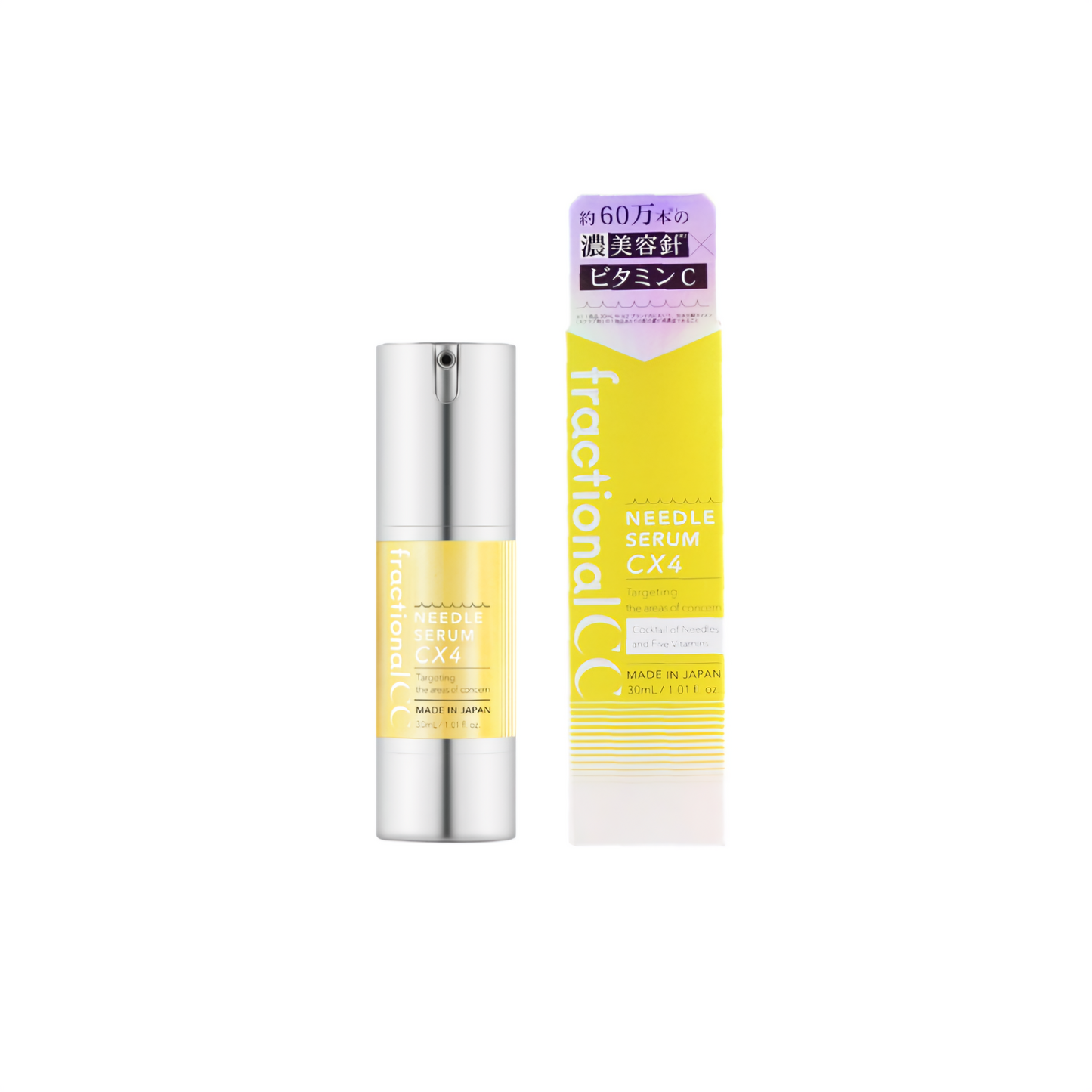 Fractional CC 600,000 Needle Serum CX4 Quad Power | Glutathione | Vitamin C | Licorice Extract 30ml