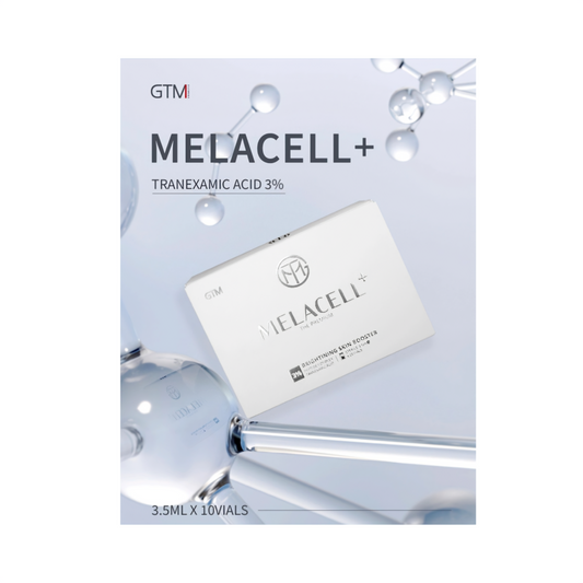 GTM Melacell+ Tranexamic Acid 3% | Brightening Skin Booster | Pigmentation | Blemishes | Skin Elasticity Improvement