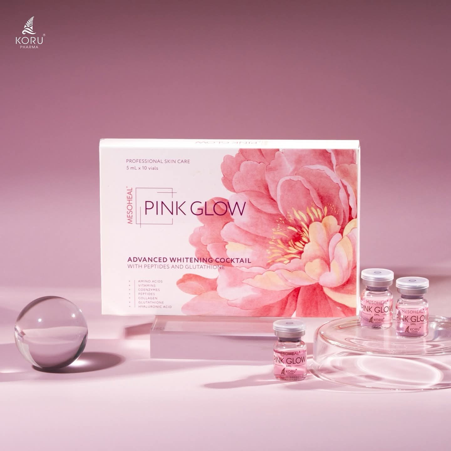 Mesoheal Pink Glow | Pigmentation | Rejuvinates | Brigthening
