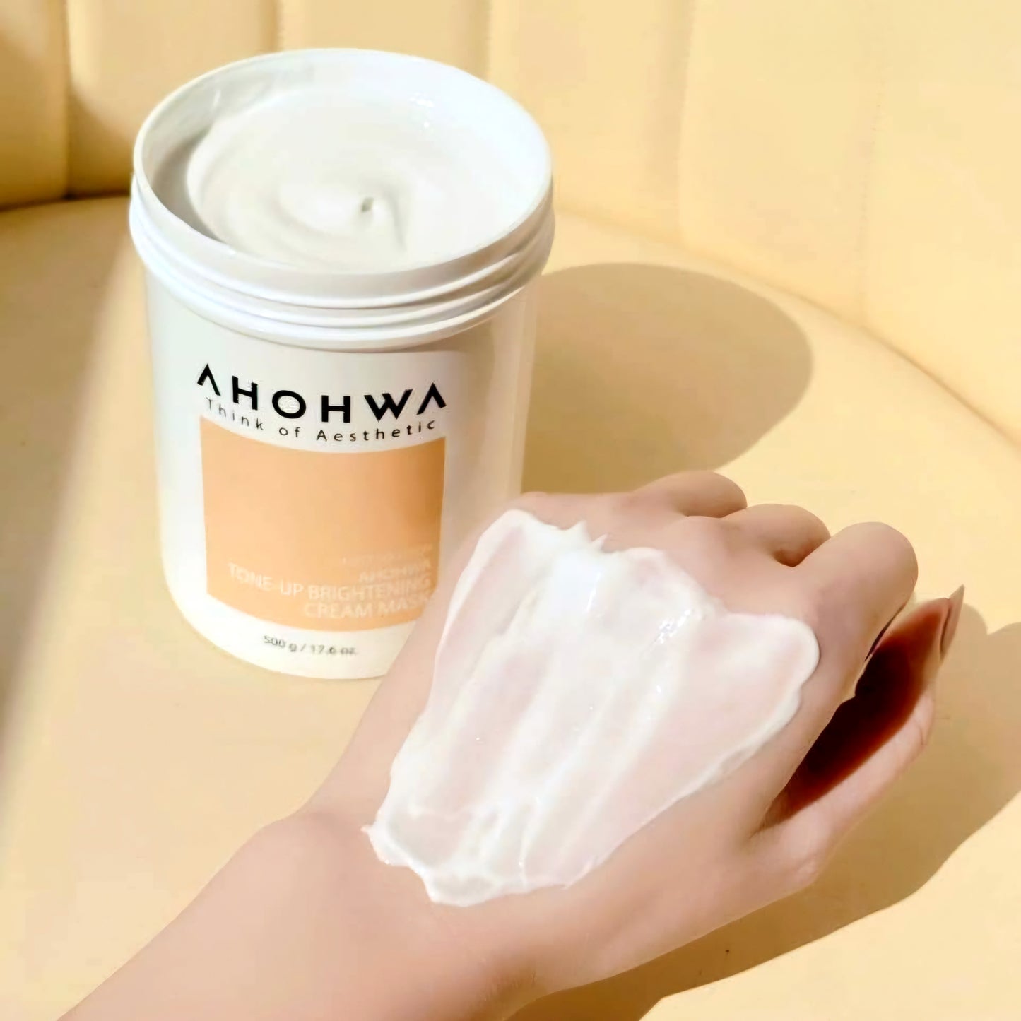 Ahowa Tone Up Brightening Cream | Cream Mask | 500ml