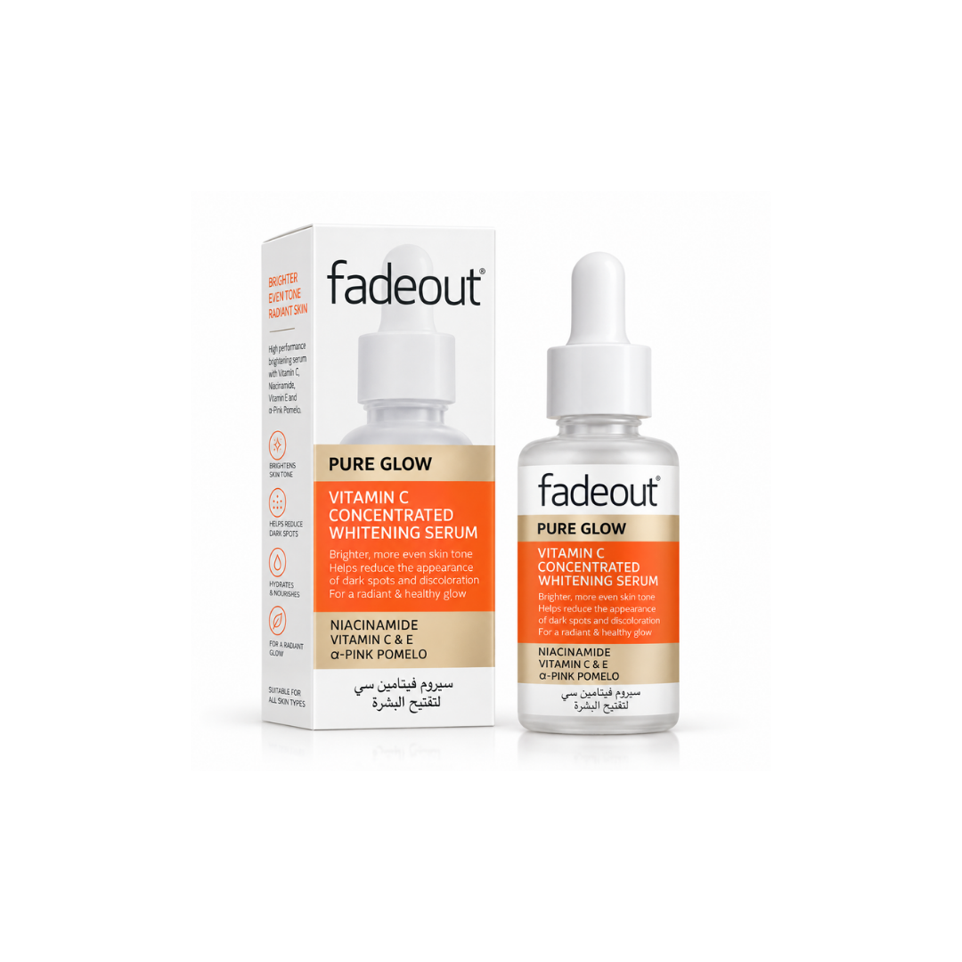 Fade Out Pure Glow Vitamin C Concentrated Whitening Serum 30ml | Niacinamide + Vitamin E