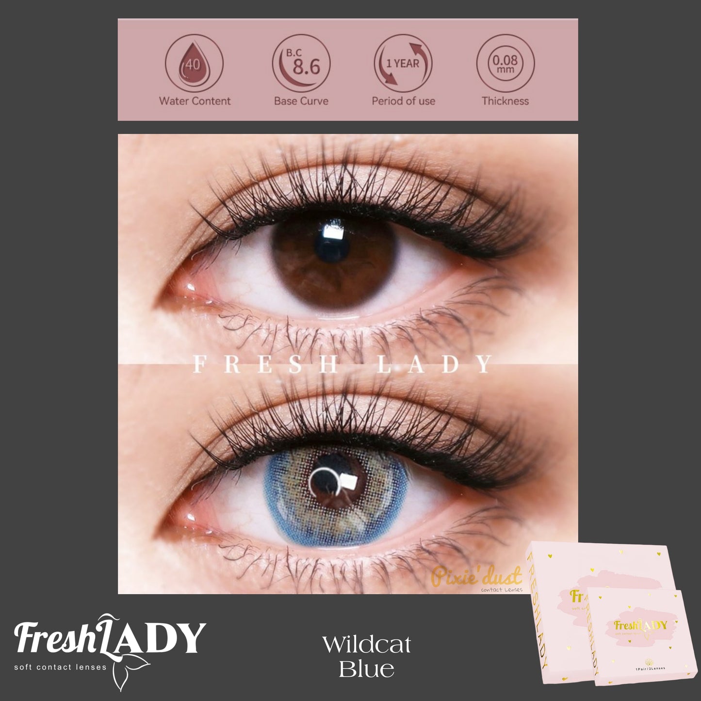 Freshlady Wildcat blue