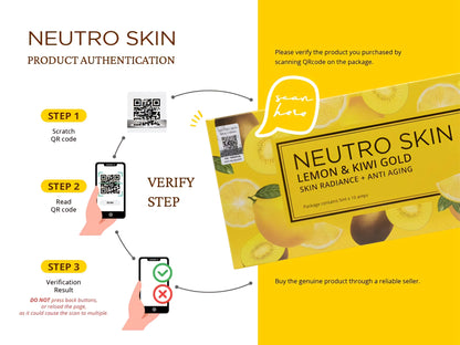 Neutro Skin Lemon & Kiwi Gold