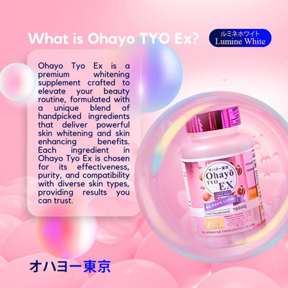 Ohayo Tokyo Ex Lumine White Gluthathione 700mg オハヨー東京ex ルミネートホワイト