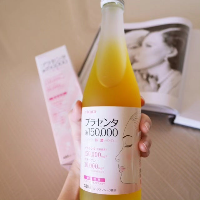 Fracora Placenta & Collagen Beauty  Drink フラコラ コラーゲン プラセンタ 480ML