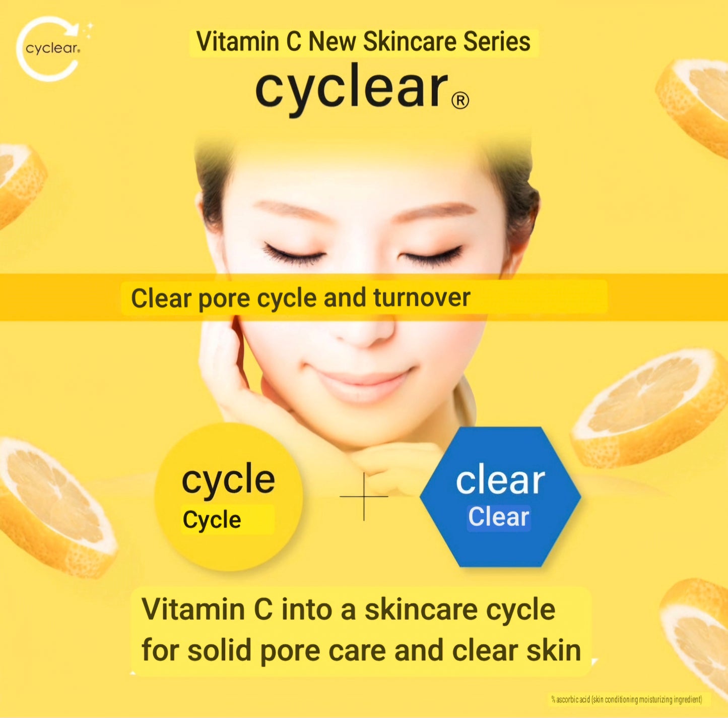 Kumano Oil Cyclear Vitamin C Emulsion Pure Hydration & Brilliance 300ML