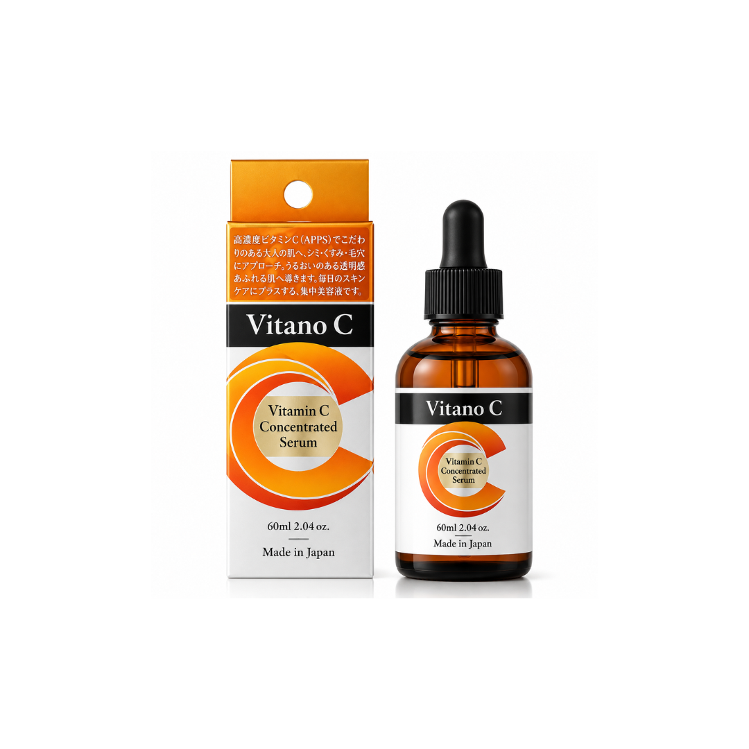 VITANO C Vitamin C Concentrated Anti Aging Serum 60ML Made in Japan