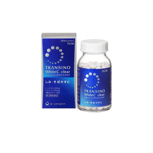 Transino White C  Premium Clear for Skin Whitening 240 Tabs