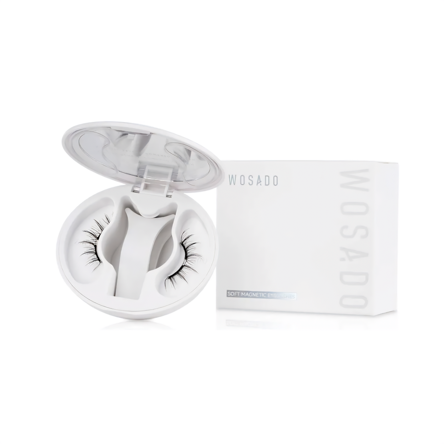 WOSADO® NO.14 Fog Black Soft Magnetic Eyelashes – Upgraded All-in-One Box