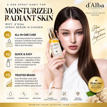 d'alba White Truffle Elasticity Spray | 100ml