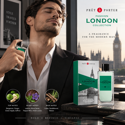 Prêt à Porter Fashion LONDON Collection Eau de Parfum for Men– 100ml