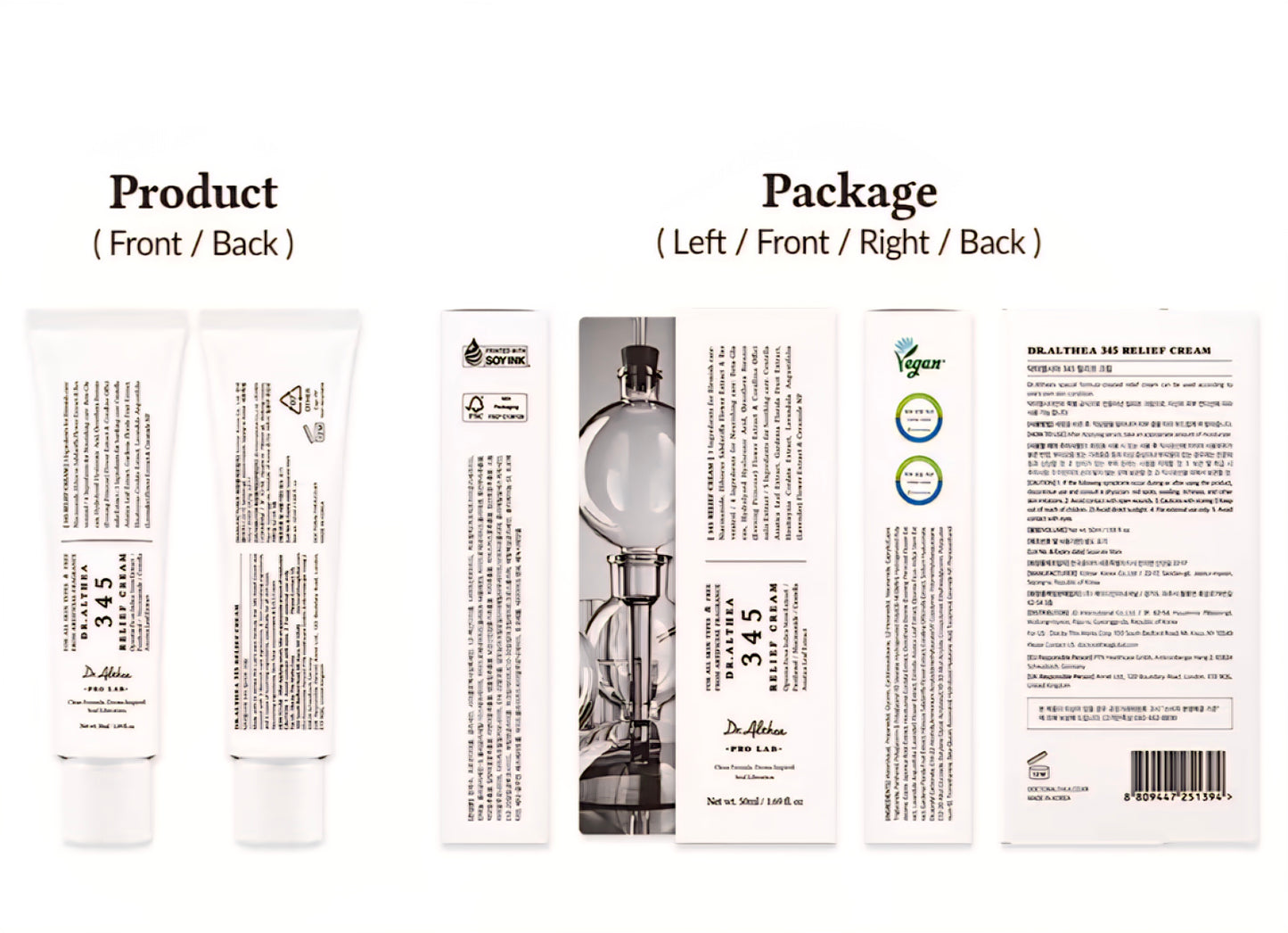 Dr. Althea 345 Cream | For Sensitive Skin | Niacinamide | Ceramide | Panthenol |