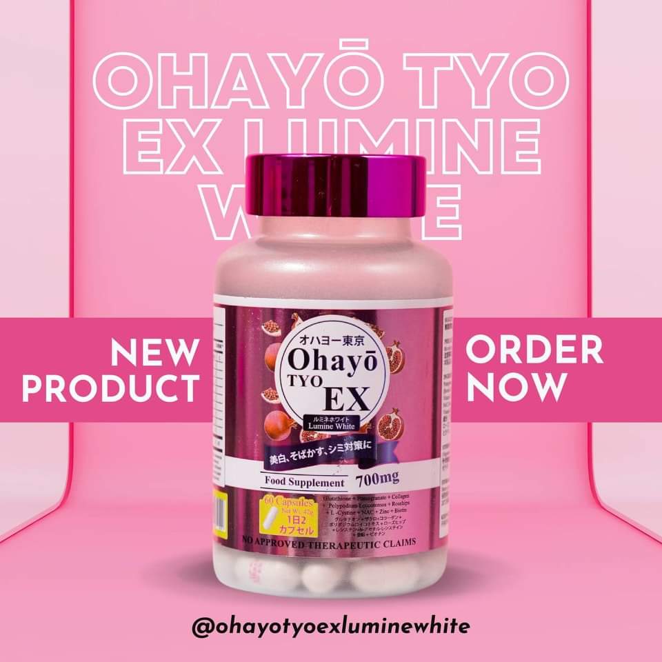 Ohayo Tokyo Ex Lumine White Gluthathione 700mg オハヨー東京ex ルミネートホワイト