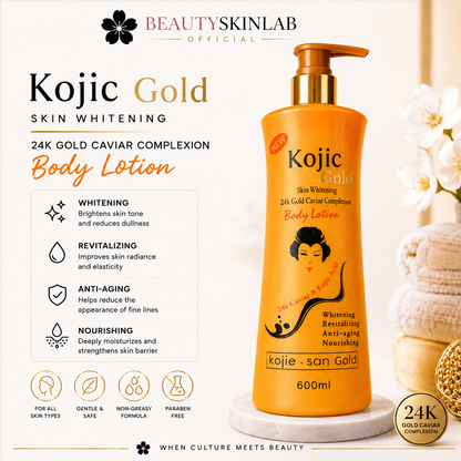 Kojic Acid Gold | Skin Whitening Body Lotion 600ml