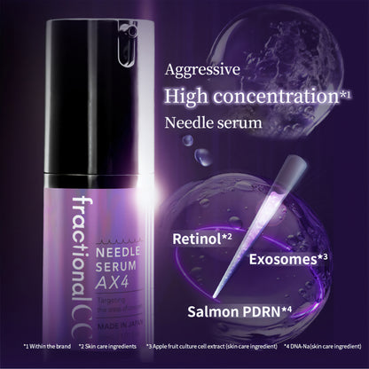 Fractional CC 600,000 Needle Serum AX4 | Retinol | Exosomes | PDRN 30ml
