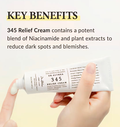Dr. Althea 345 Cream | For Sensitive Skin | Niacinamide | Ceramide | Panthenol |