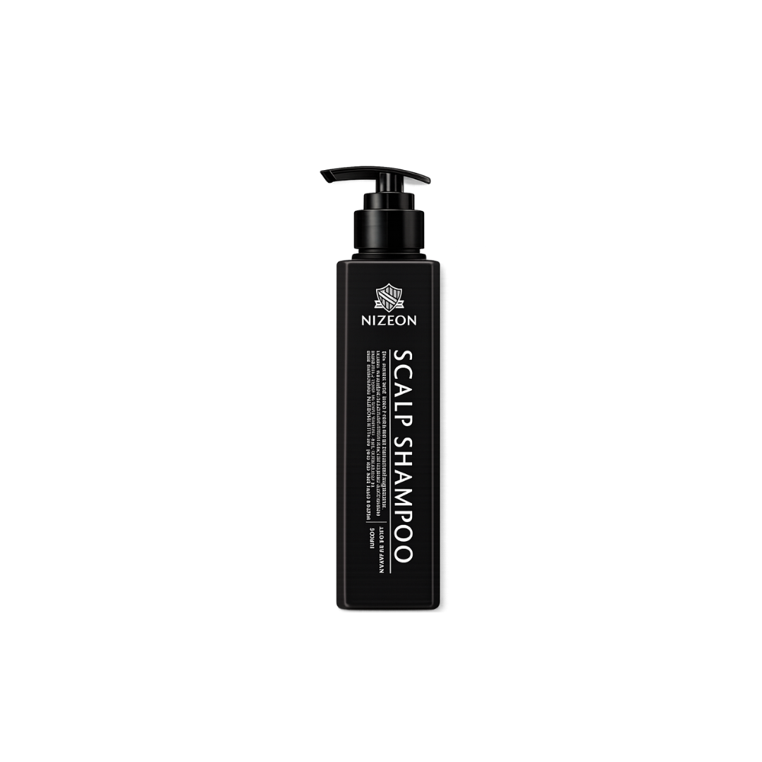 NIZEON Capixil & Minoxidil Derivative Scalp Shampoo | 10.1 fl oz (300 ml) | 5% Biotin Solution | 2% Human Stem Cell Culture Extract | Men's Hair Growth & Scalp Care | Made in Japan