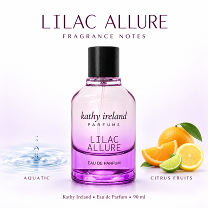 Kathy Ireland | Lilac Allure Eau de Parfum | Woman 90ml
