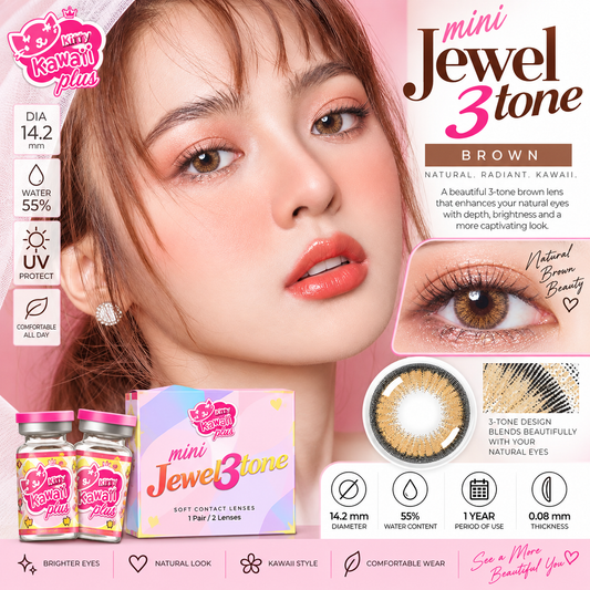 Kitty Kawaii 3 Tone Jewel Brown (Best Seller)