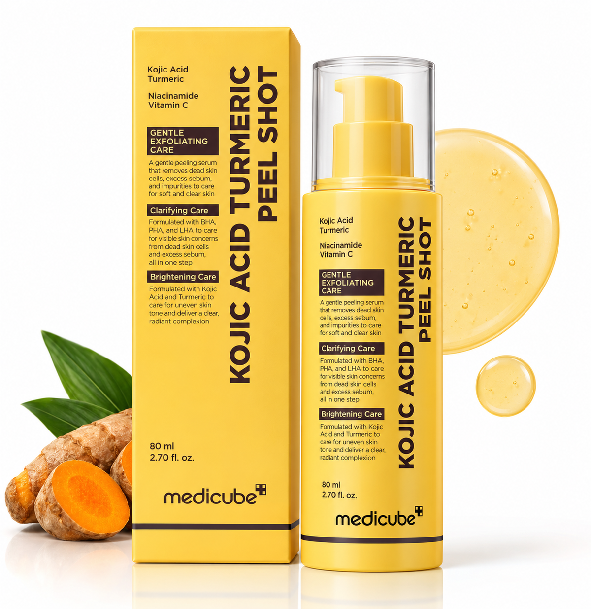 Medicube Kojic Acid Turmeric Peel Shot 80ml