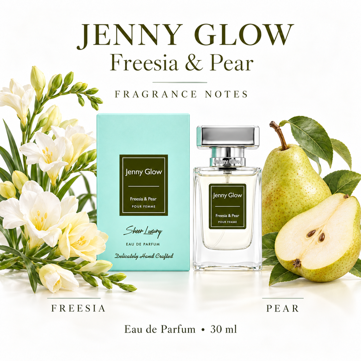 Jenny Glow | Freesia & Pear Eau de Parfum 100ml