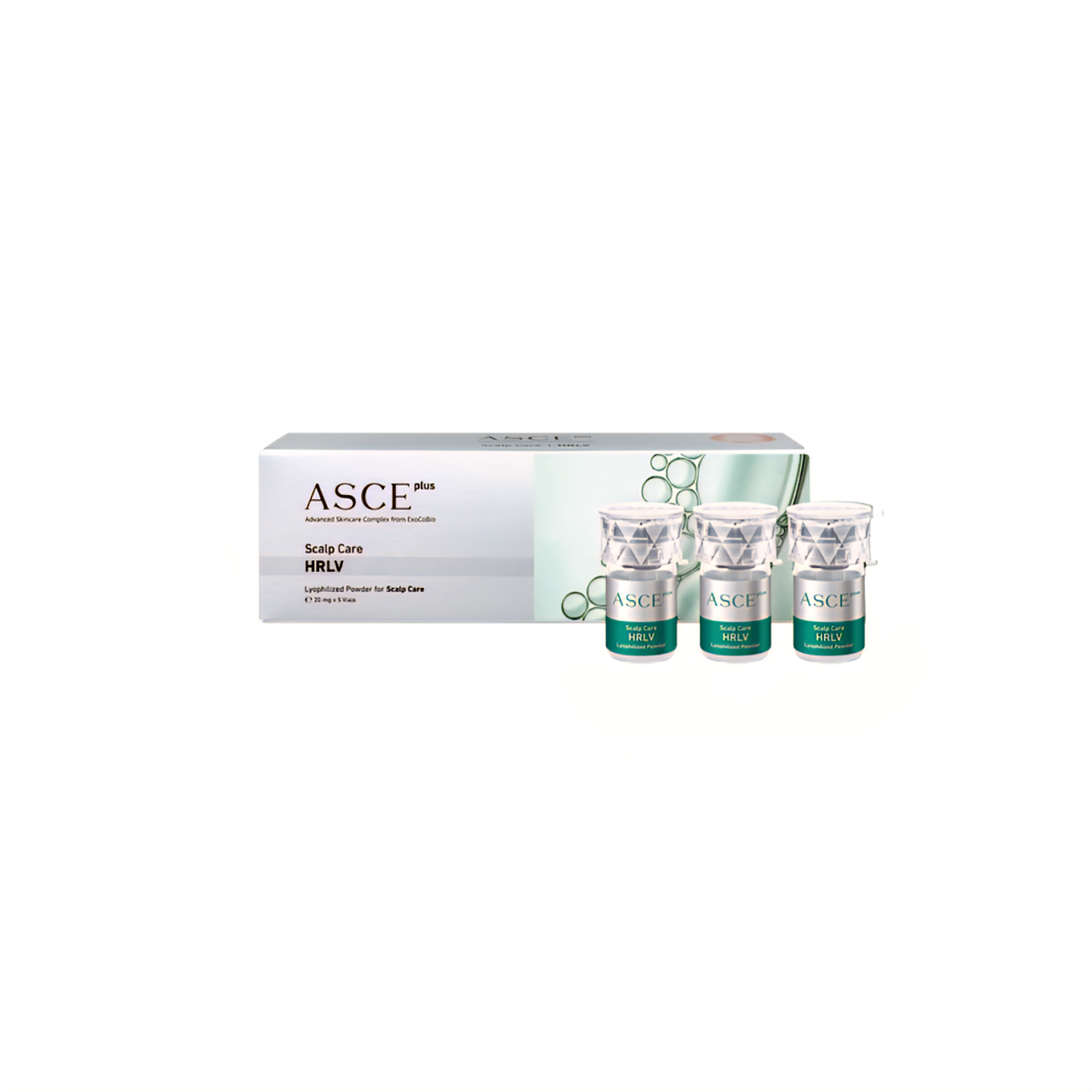 ASCE HRLV شعر فروة الرأس 