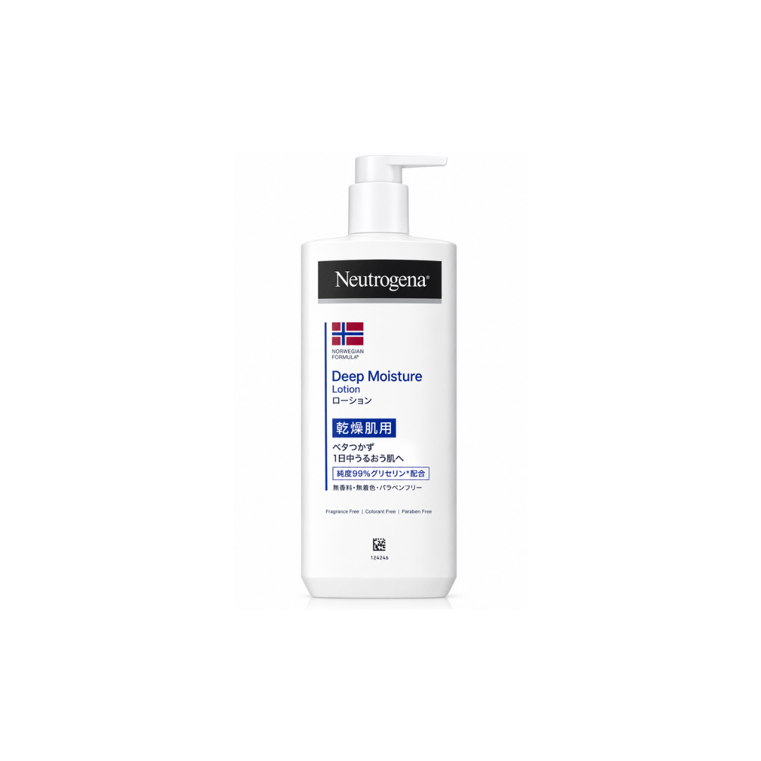 Neutrogena Norwegian Formula Deep Moisture Body Milk for Dry Skin, Fragrance Free, 250g