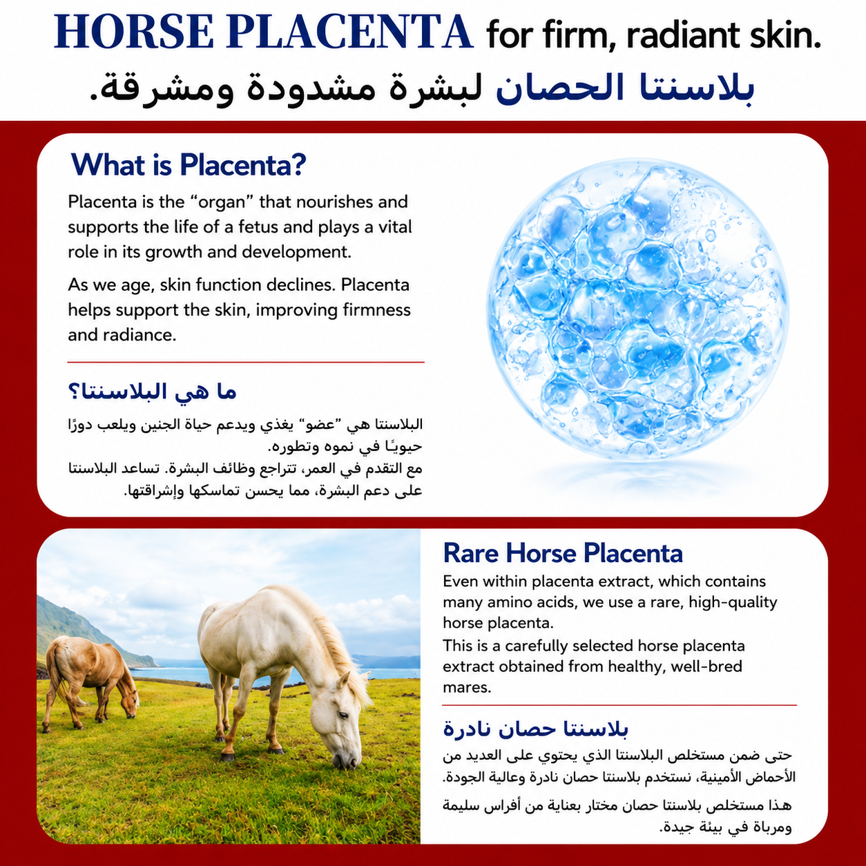 Re'senza Educe Blanc Essence | Horse Placenta | Anti Aging| Brightening | Collagen | Alpha Arbutin | Licorice | Botanical Extract 60ml