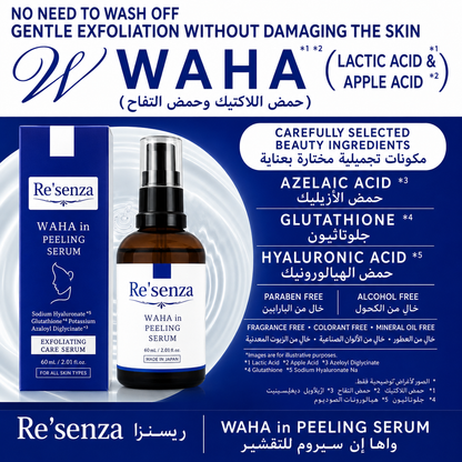 Re'senza Peeling Serum | Prevent Dullness | Brightening | Gentle Exfoliates  60ml