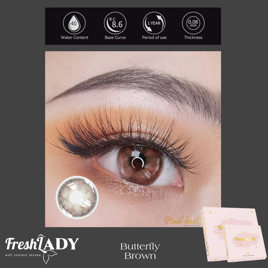 Freshlady Butterfly Brown